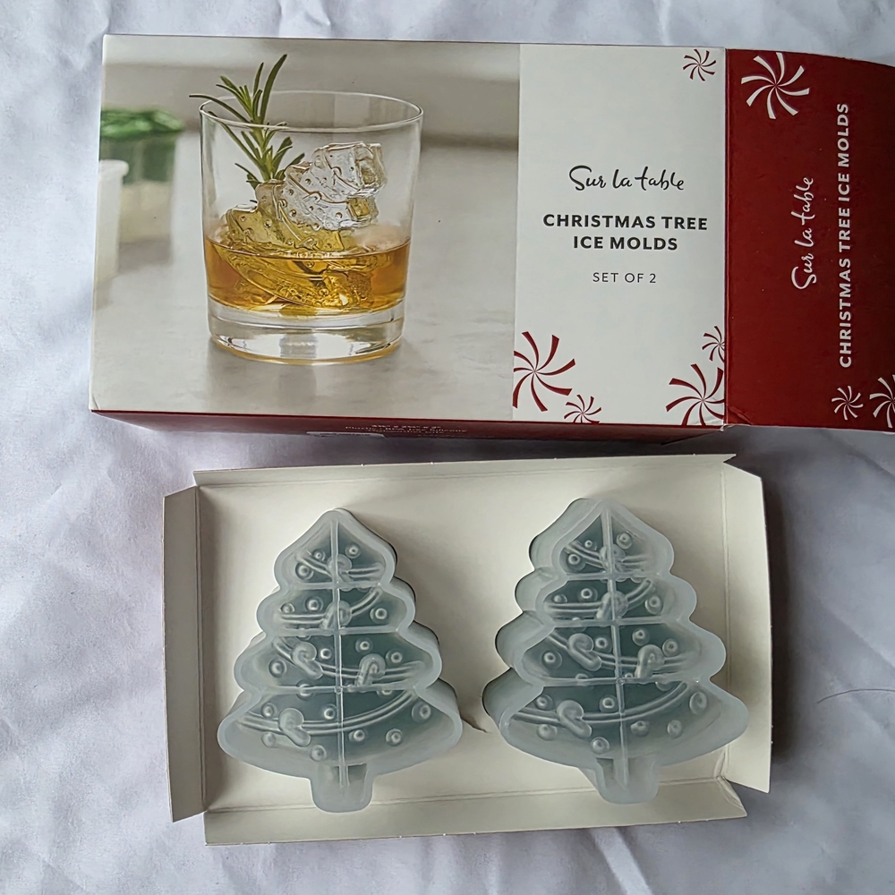 Sur La Table Christmas Tree Ice Molds